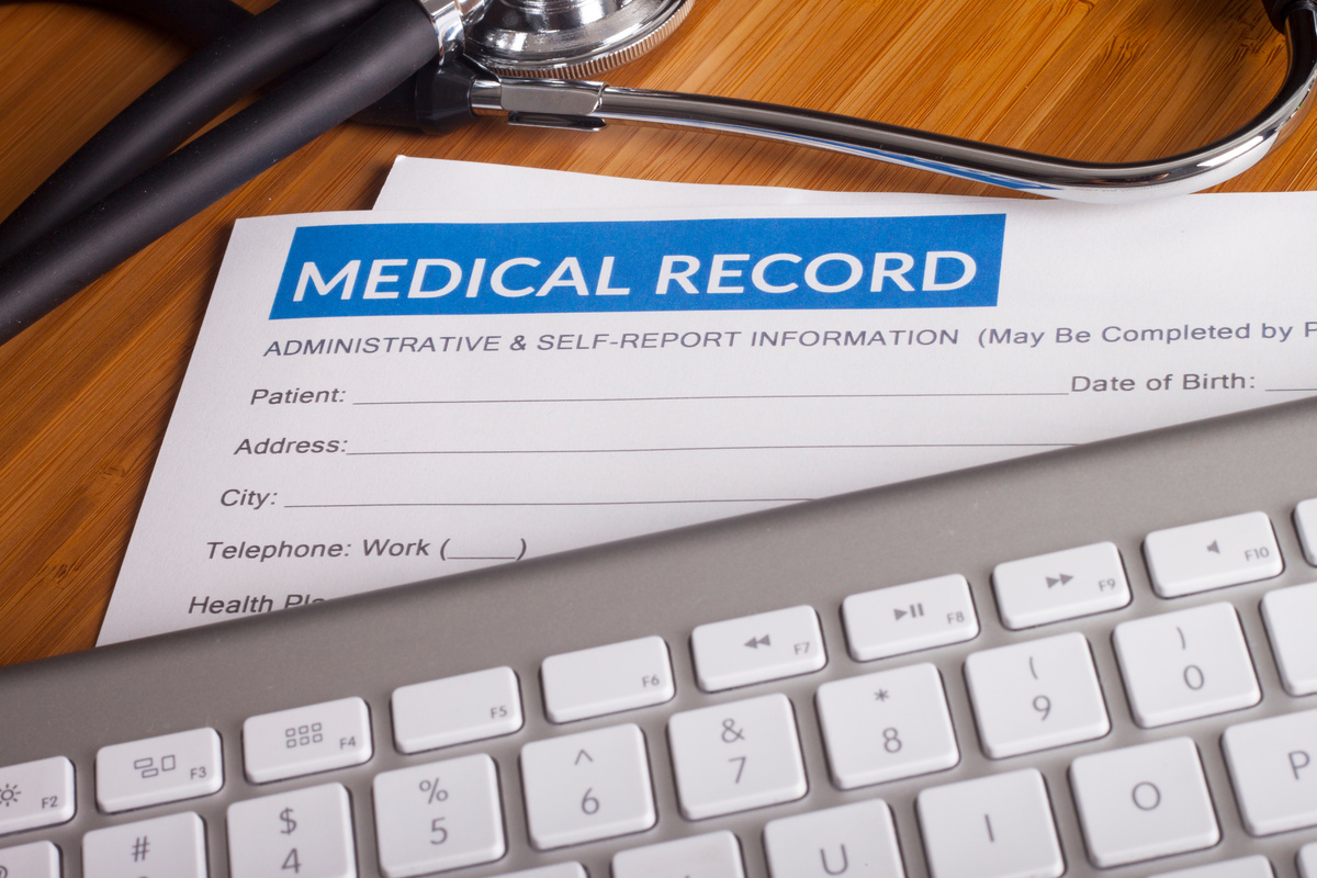 Medical insurance records and Stethoscope
