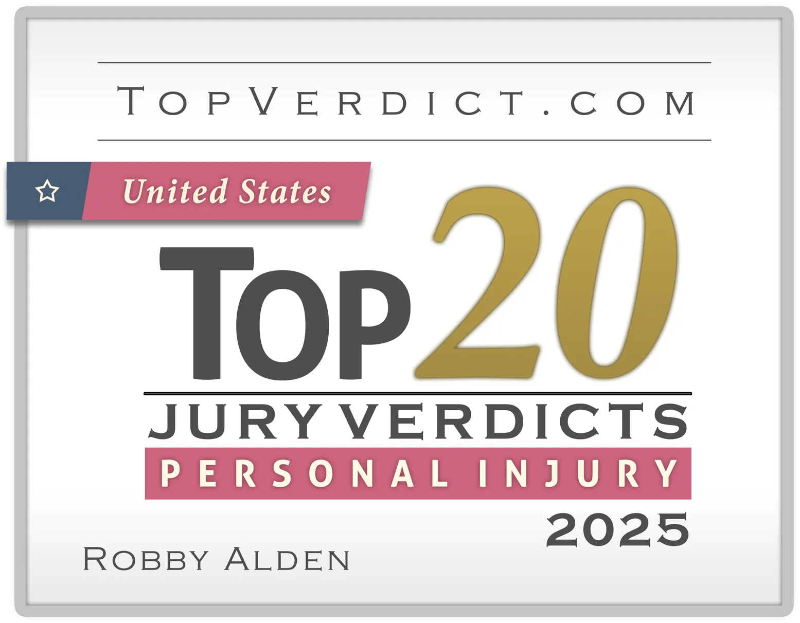 Top 20 Personal Injury Verdicts 2025